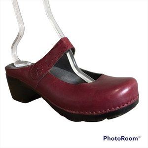 DANSKO - Red Mary Jane Mules - Euro Size 41 - US Size 10.5 / 11